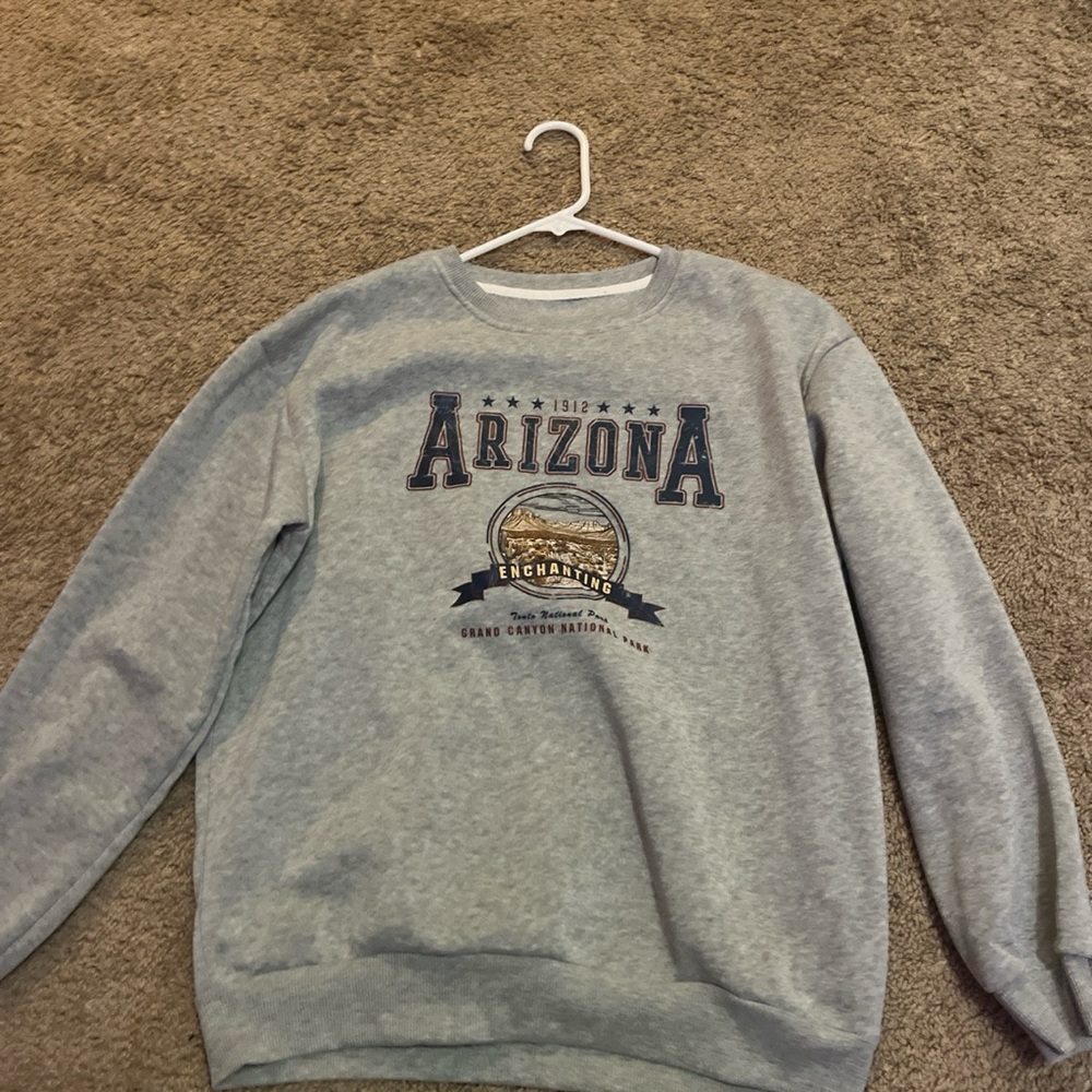 Light grey medium arizona hoodie